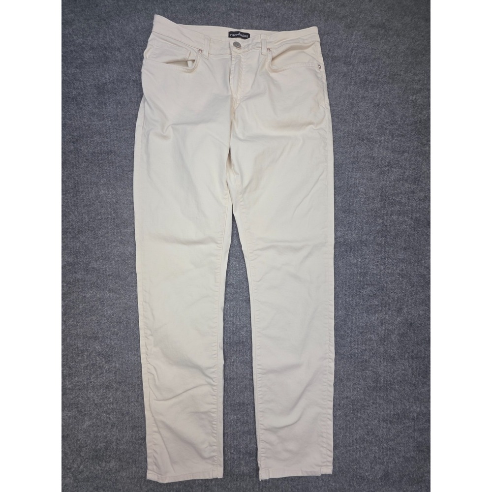 Monfrere Deniro Slim Fit Jeans Men's 33 (FITS 32 x 32) VIN BLANC 1017